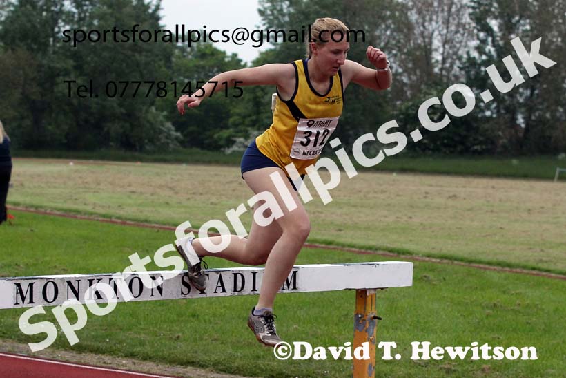1500 metres steeplechase, 2021 North East Grand Prix No. 3, Monkton, Wednesday, june 2nd. Photo: David T. Hewitson/Sports for All Pics